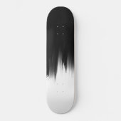 Modern ontwerp voor zwarte penseelstreken persoonlijk skateboard (Voorkant)