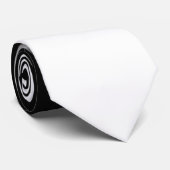 Modern ontwerp voor zwarte penseelstreken stropdas (Opgerold)