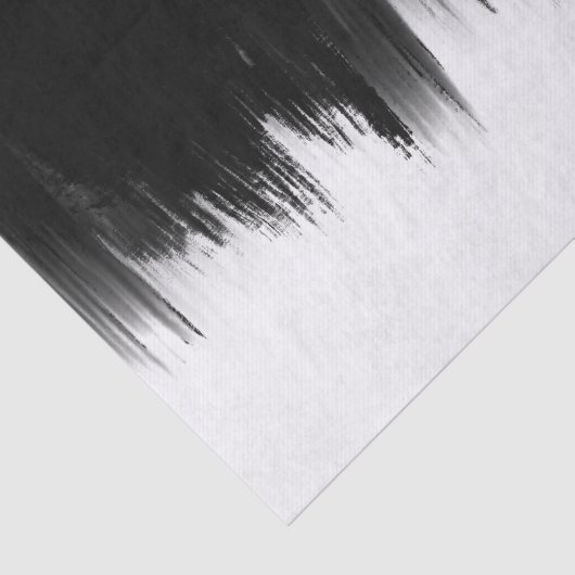 Modern ontwerp voor zwarte penseelstreken tissuepapier (Detail)