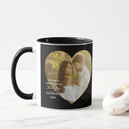 Modern Onze Eerste Kerstmis als Meneer & Mevrouw H Mok (Met donut)