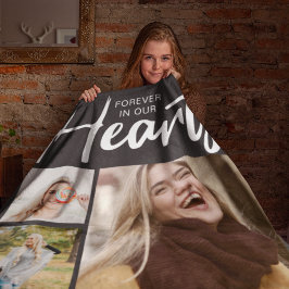 Modern Onze Hart Voor Altijd | Herdenking Fleece Deken