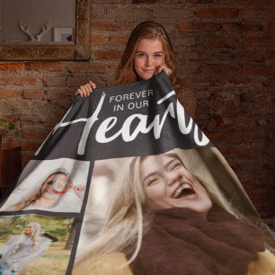 Modern Onze Hart Voor Altijd Herdenking Fleece Deken