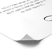 Modern Onze Harten In Liefdevolle Herinnering Teke Poster (Hoek)