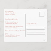 Modern Onze Nieuwe Home Vakantie Verhuisaankondigi Feestdagenkaart (Achterkant)