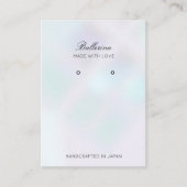 Modern Oorbel Kaart Visitekaartje (Voorkant)