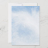 Modern op Cloud 9 Vrijgezellenfeest Kaart (Achterkant)