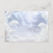 Modern Op Cloud Negen 9 Vrijgezellenfeest RECEPT K Informatiekaartje (Achterkant)