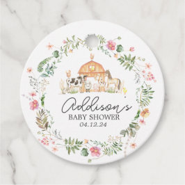 Modern op de Boerderij-favoriet, boerderij-partij- Bedankjes Labels