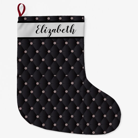 Modern  op maat grote kerstsok (Voorkant)