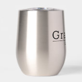 Modern Opa Est. Minimalistische typografie cadeau (Voorkant)