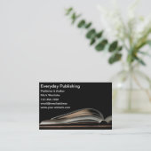 Modern Open Book Publishing & Author Visitekaartje (Staand voorkant)