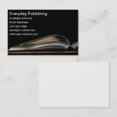 Modern Open Book Publishing & Author Visitekaartje (Voorkant / Achterkant)