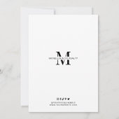 Modern Open Huis Zwart & Wit Realty Business I Kaart (Achterkant)