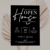 Modern Open Huis Zwart & Wit Realty Business I Kaart