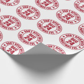 Modern openen pas met kerst en zelfs stempel cadeaupapier (Hoek)