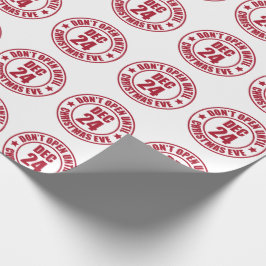 Modern openen pas met kerst en zelfs stempel cadeaupapier