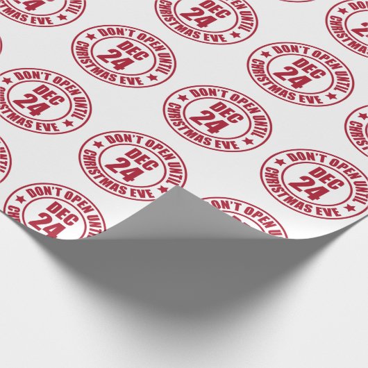 Modern openen pas met kerst en zelfs stempel cadeaupapier (Hoek)