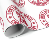 Modern openen pas met kerst en zelfs stempel cadeaupapier (Rol Hoek)