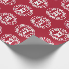 Modern openen pas met kerst en zelfs stempel cadeaupapier