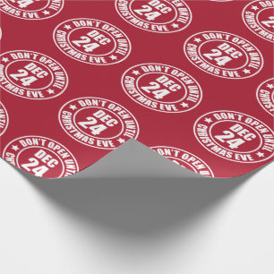 Modern openen pas met kerst en zelfs stempel cadeaupapier