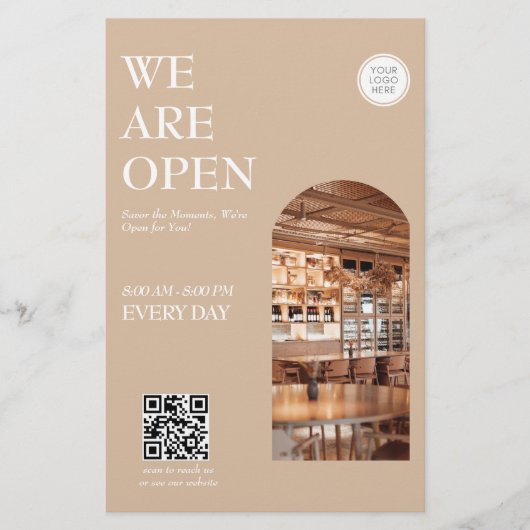 Modern Opening business Afbeelding Prijzen Flyer (Voorkant)