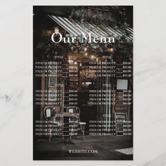 Modern Opening business Afbeelding Prijzen Flyer (Achterkant)