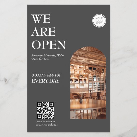 Modern Opening business Afbeelding Prijzen Flyer (Voorkant)
