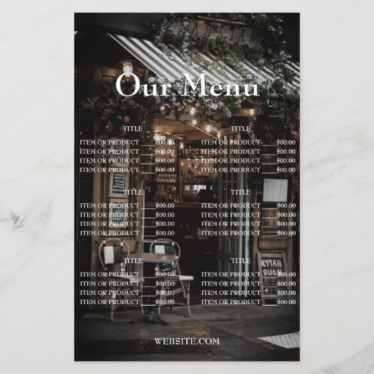 Modern Opening business Afbeelding Prijzen Flyer (Achterkant)