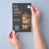 Modern Opening business Afbeelding Prijzen Flyer (Hand)