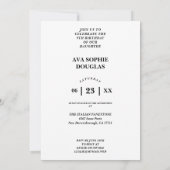 Modern Orange 2 Multi Photos Collage Birthday Kaart (Achterkant)