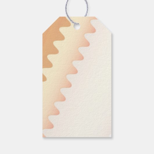 Modern orangecello fruit | Dank u Cadeaulabel (Achterkant)