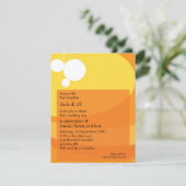 Modern Oranje 4.25x5.5 Kaart (Staand voorkant)