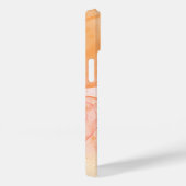 Modern Oranje Abstract persoonlijk Case-Mate iPhone Case (Achterkant / Rechts)