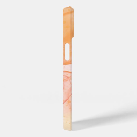 Modern Oranje Abstract persoonlijk Case-Mate iPhone Case (Achterkant / Rechts)