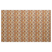 Modern Oranje Boho Tribal Ikat Pattern Stof (Fat Quarter)