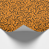 modern Oranje borstbeen Cadeaupapier (Hoek)