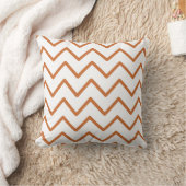 Modern Oranje Chevron Patroon Kussen (Deken)
