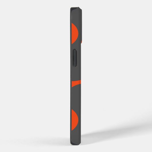 Modern Oranje en grijs Abstract geometrisch patroo Case-Mate iPhone Case (Achterkant / Rechts)