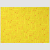 modern oranje geschenk van het computercircuit gee tissuepapier (Voorkant)