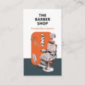  modern Oranje haar Visitekaartje Kortingskaartje (Voorkant)