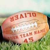 Modern Oranje Player Name Number Team American Football