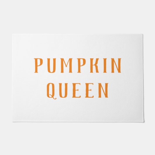 Modern Oranje pomkin Queen Best Gift Deurmat (Voorkant)