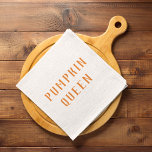 Modern Oranje pomkin Queen Best Gift Theedoek<br><div class="desc">Modern Oranje pomkin Queen Best Gift</div>