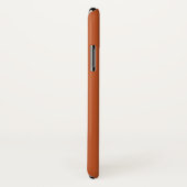 Modern Oranje rood zilver grijs stripe patroon Case-Mate iPhone Case (Achterkant / rechts)