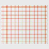 Modern, Oranje speldevormig |Groot patroon| Cadeaupapier (Vlak)