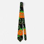 Modern Oranje Stropdas (Voorkant)