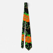 Modern Oranje Stropdas (Achterkant)