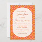 Modern Oranje Vrijgezellenfeest voor recirculatie Kaart (Voorkant)