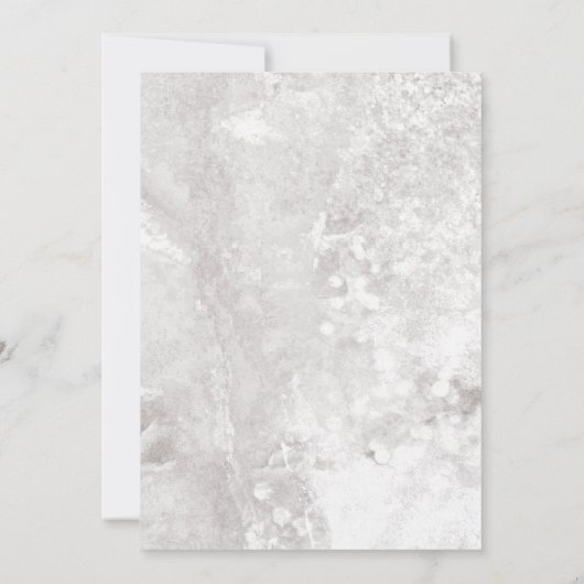 Modern Orchid Engagement Party Invitation Kaart (Achterkant)