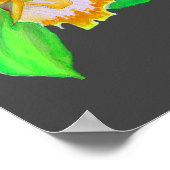 Modern Orchid inspirerend quote Poster (Hoek)